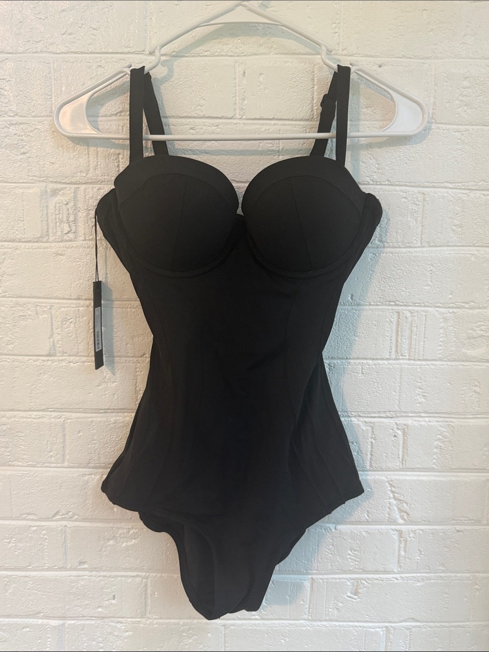 NWT  $175 TA3 XS REGULAR LONG D/DD CUP LUSHY HIPSTER STYLE BLACK